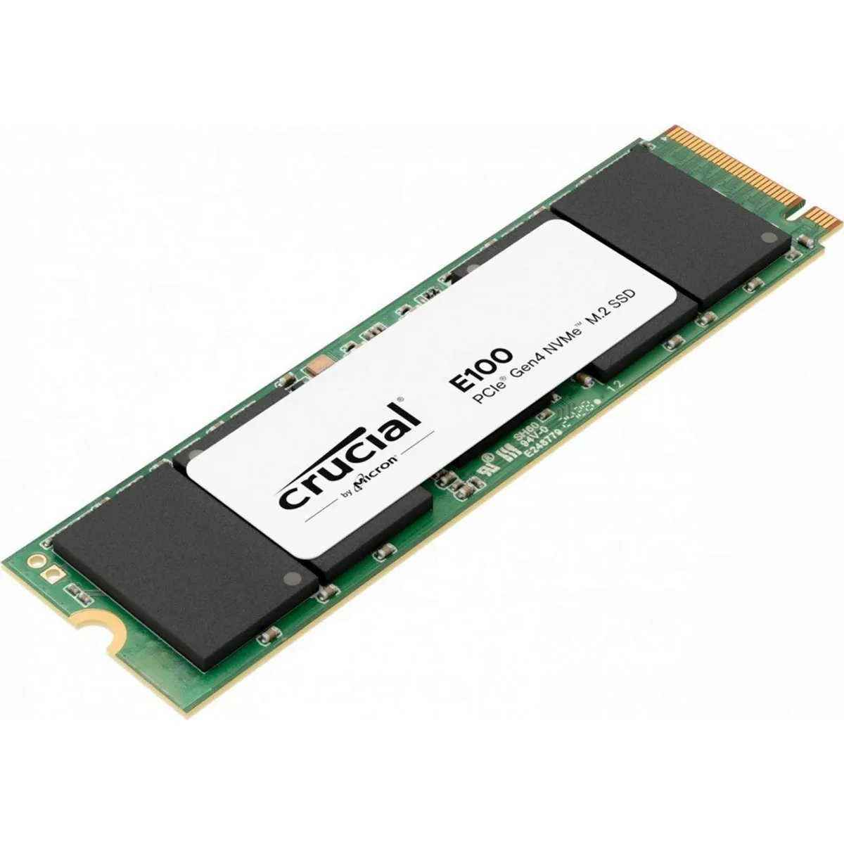 CRUCIAL - Unidad SSD Crucial E100 480GB NVMe PCIe Gen4 M.2 2280 CT480E100SSD8