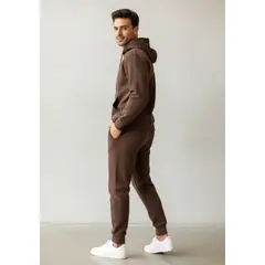 AGW - Conjunto Buzo Poleron Canguro Y Pantalon Puño Algodon