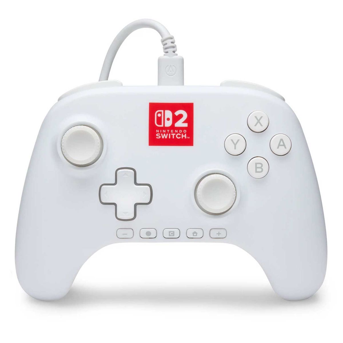 POWERA - Control con Cable PowerA Advantage Lumectra para Nintendo Switch 2 Blanco