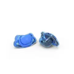 BEBEK - Pack de 2 Chupetes - Forma Ortodontica - Azul
