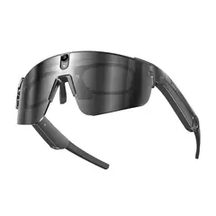 STARTECHOFFICE - Gafas Inteligentes IA Cámara 8MP 1080P Traducción 139 Idiomas Bluetooth WiFi Resistentes al Agua