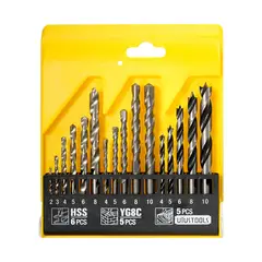 UYUSTOOL - BROCAS MIX Set x16 (MET/MAD/CONC) UYUSTOOLS