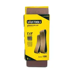 UYUSTOOL - Lijas De Banda 3 X18 76x457mm Pack X2 Uyustools