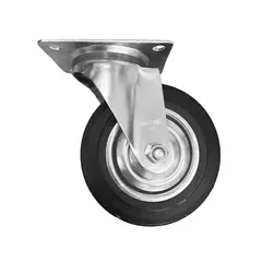 UYUSTOOL - RUEDA INDUSTRIAL NEGRA 6" 150KG UYU
