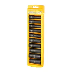 UYUSTOOL - DADO IMPACTO LARGO 1/2" SET 10PCS UYU
