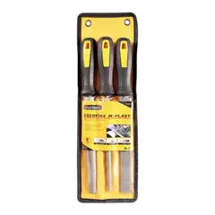 UYUSTOOL - ESCOFINA BASTARDA 8" Set x3 UYUSTOOLS