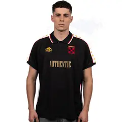 KAPPA - Polera Hombre Authentic Negro Dorado