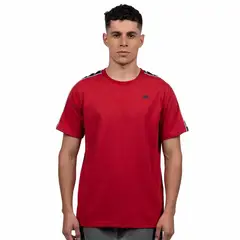 KAPPA - Polera Hombre Red Banda Black i26