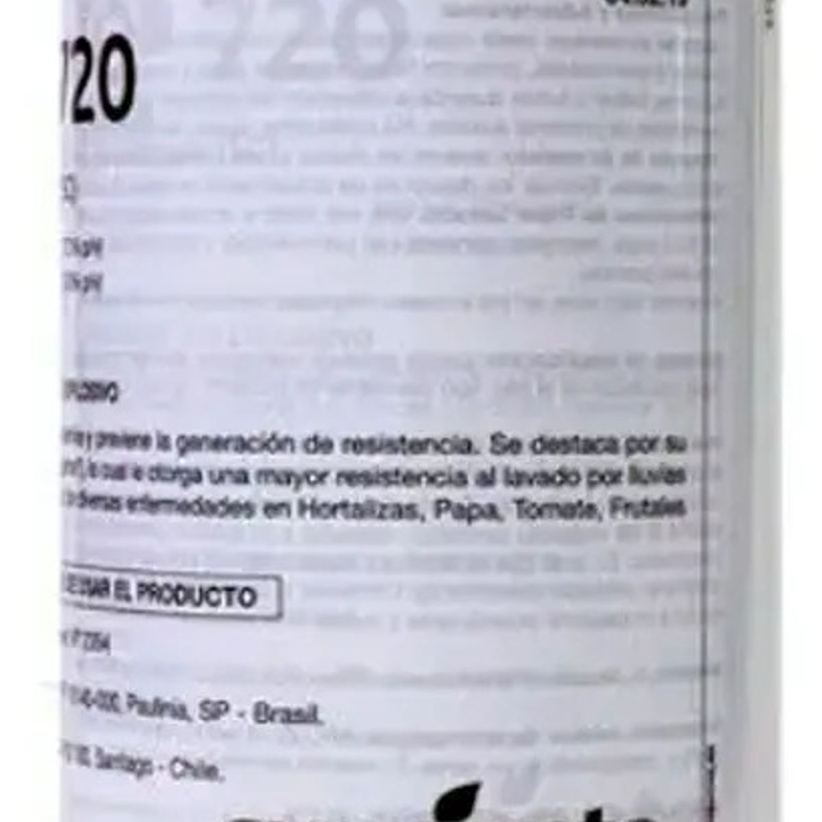 SYNGENTA - FUNGICIDA SYNGENTA BRAVO 720 SC 1L PARA CLOCA, TIZÓN Y BOTRITIS