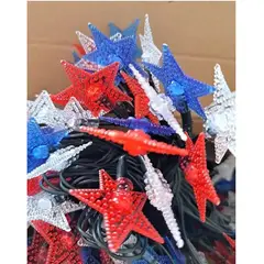 GENER - Fiestas Patrias Guirnalda Solar 20m Estrellas Navidad Fiestas Patrias