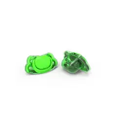 BEBEK - Pack de 2 Chupetes - Forma Ortodontica - Verde