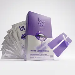 BOQA - Tiras Blanqueadoras Dentales PAP 12% Tratamiento 14 Días