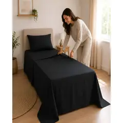 MYLHOGAR - Set de Sábanas de Verano Premium 1,5 plazas Confort