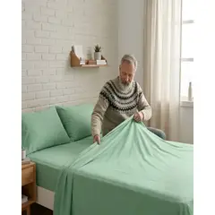 MYLHOGAR - Juego de Sábanas Premium King Confort y Ajuste Total