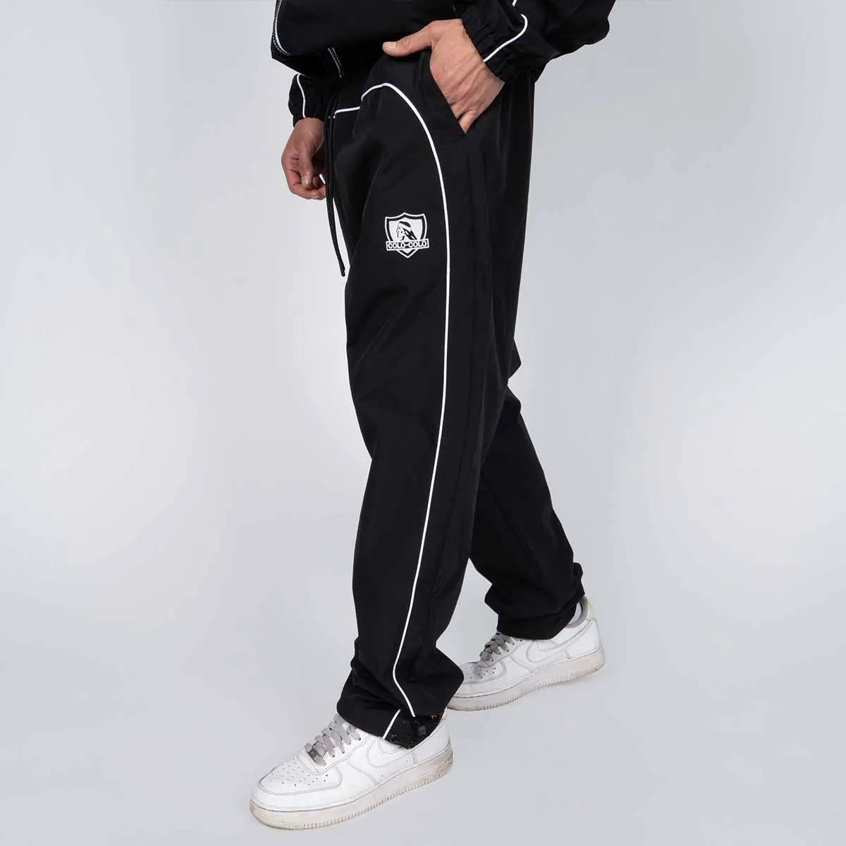 COLO COLO - Pantalon Colo Colo Urbano Negro y Blanco i26
