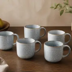 DECO EXPRESS - Set De 6 Mug Níjar Cerámica 400 ml