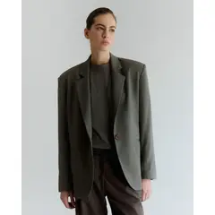 AURE 0001 - Blazer De Mujer Lana Verde