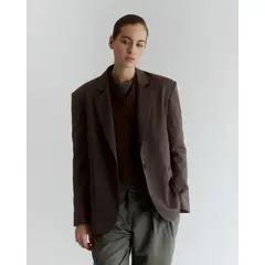 AURE 0001 - Blazer De Mujer Lana Café