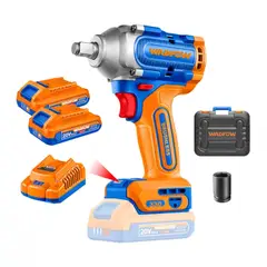 WADFOW - Pistola De Impacto Bl + 2 Baterias 2ah Y Cargador