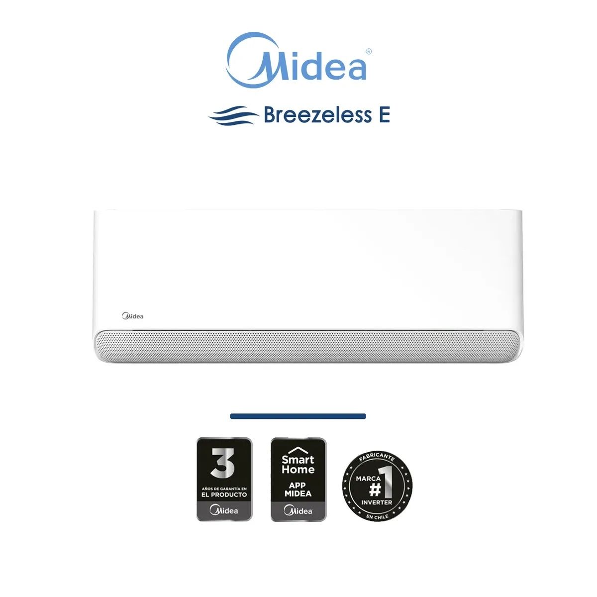 MIDEA - Aire Acondicionado Midea MOX104 Breezeless 9.000 BTU