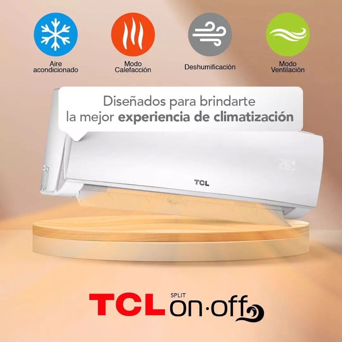 TCL - Aire Acondicionado TCL TAC-18CHSA-XA61 18.000 BTU Inverter
