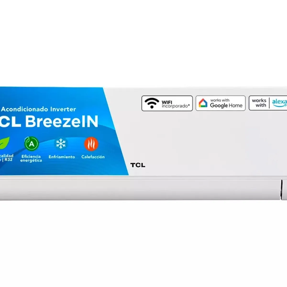 TCL - Aire Acondicionado Inverter TCL TAC-18CHSA 18.000 BTU Wi-Fi