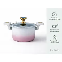 GENERICO - Olla De Micro Presión 4.5 Litros Antiadherente 24cm Inducción