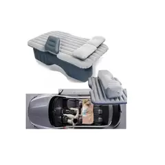 GENERAL - Colchon Inflable Con Compresor 12v Y 2 Almohadas Para Auto