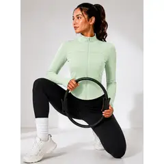 GENERAL - Chaqueta deportiva manga larga y cremallera