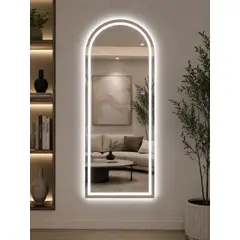 GENERICO - Espejo LED Arco 70x150 cm Sin Marco - 3 Tonos de Luz - Vertical