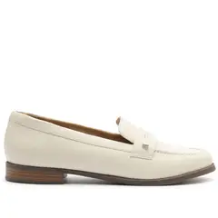 ANACAPRI - Mocasin mujer blanco Clara