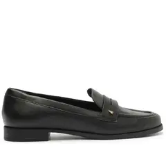 ANACAPRI - Mocasin mujer negro Clara