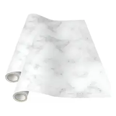 PASTELERIUSCL - 2 Papel Mural Pvc Autoadhesivo Papel Para Pared 10mt Marmol Beige