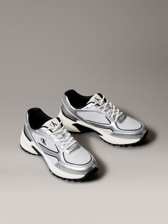Zapatillas Runner Laceup Plateado