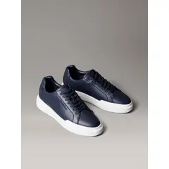CALVIN KLEIN - Zapatillas de Cuero Chunky Cupsole Azul