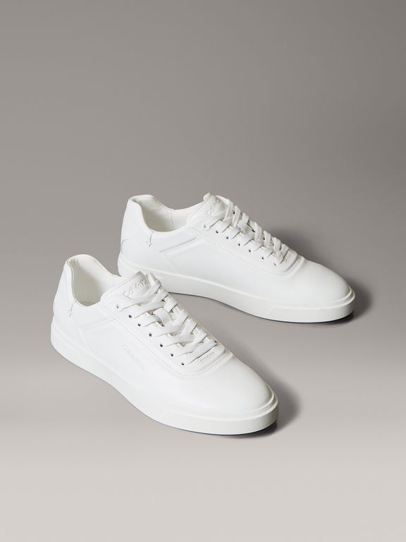 Zapatillas de Cuero Oxford Blanco