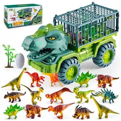GENERICO - Camion Transportador De Dinosaurios Tiranosaurio Rex