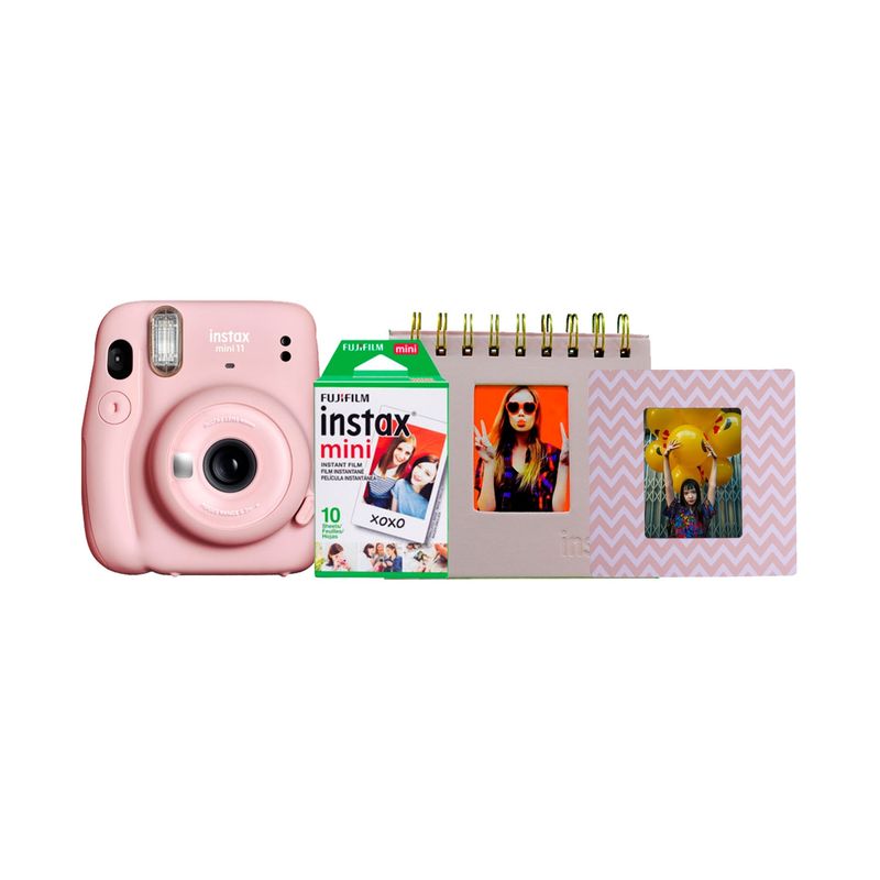 FUJIFILM - Kit Mini 11 B.Pink + Film 10 + Album + Magnético