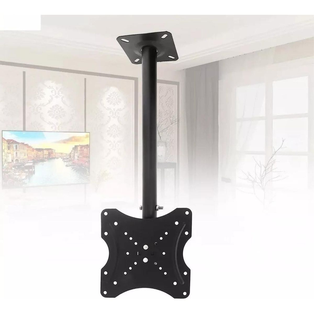 GENERICO - Soporte Para Tv Pc Techo Base Fija 14-40 Pulgadas