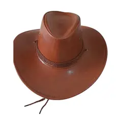 GENERICO - Sombrero Vaquero Adultos Texano Clásico Cowboy Unisex Color Marron Claro