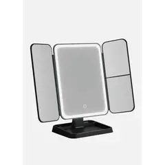 GENERICO - Espejo maquillaje plegable luz led recargable