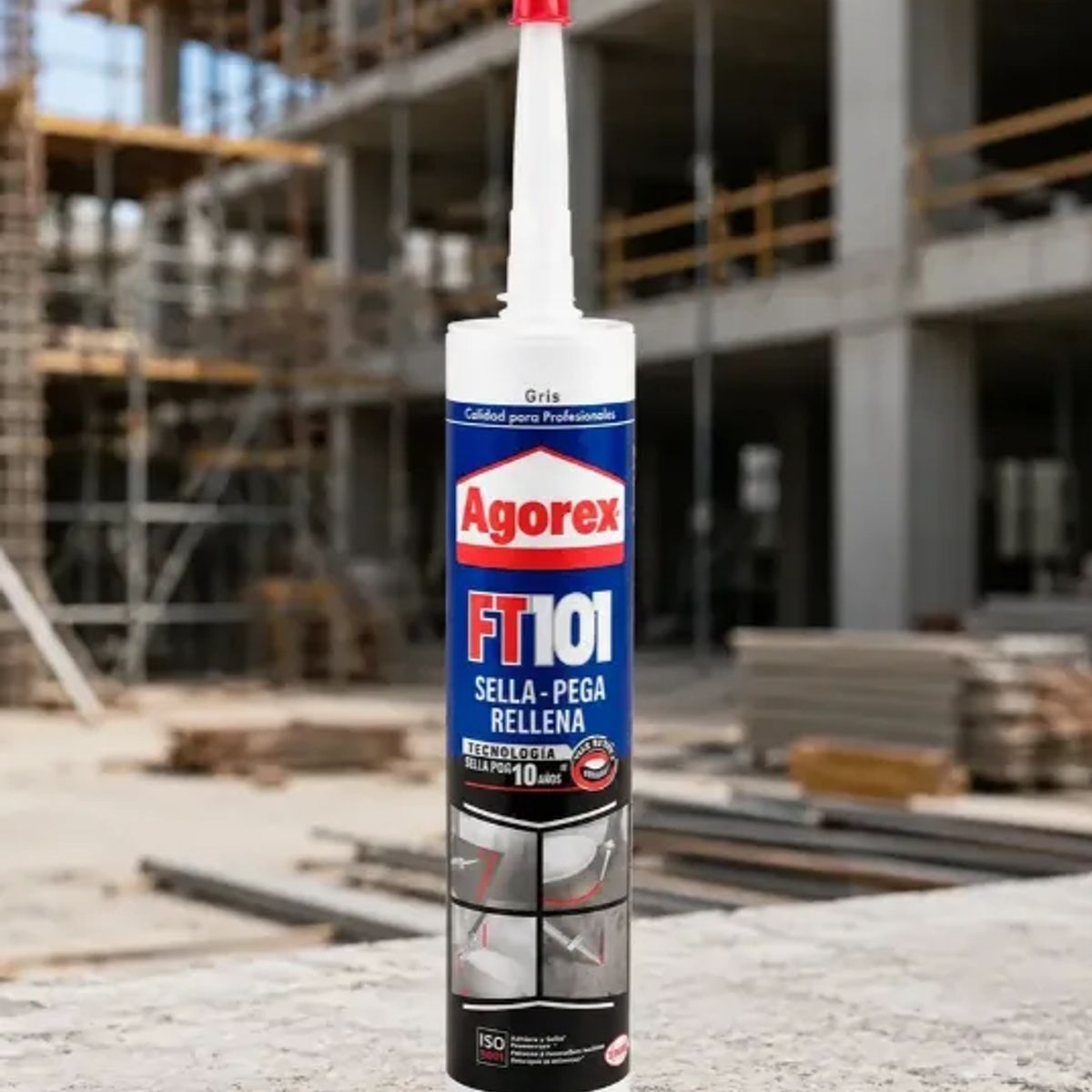 AGOREX - Adhesivo Agorex Ft 101 Gris 300 Ml. Henkel