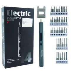 GENERICO - Destornillador Eléctrico 44 En 1 Phillips Torx USB-C LED