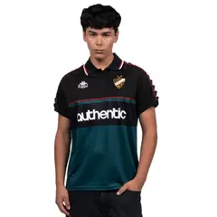 KAPPA - Polera Hombre Authentic Negro Verde