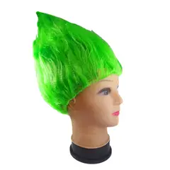 GENERICO - PELUCA TROLLS 120 GRS. VERDE X1 UNI