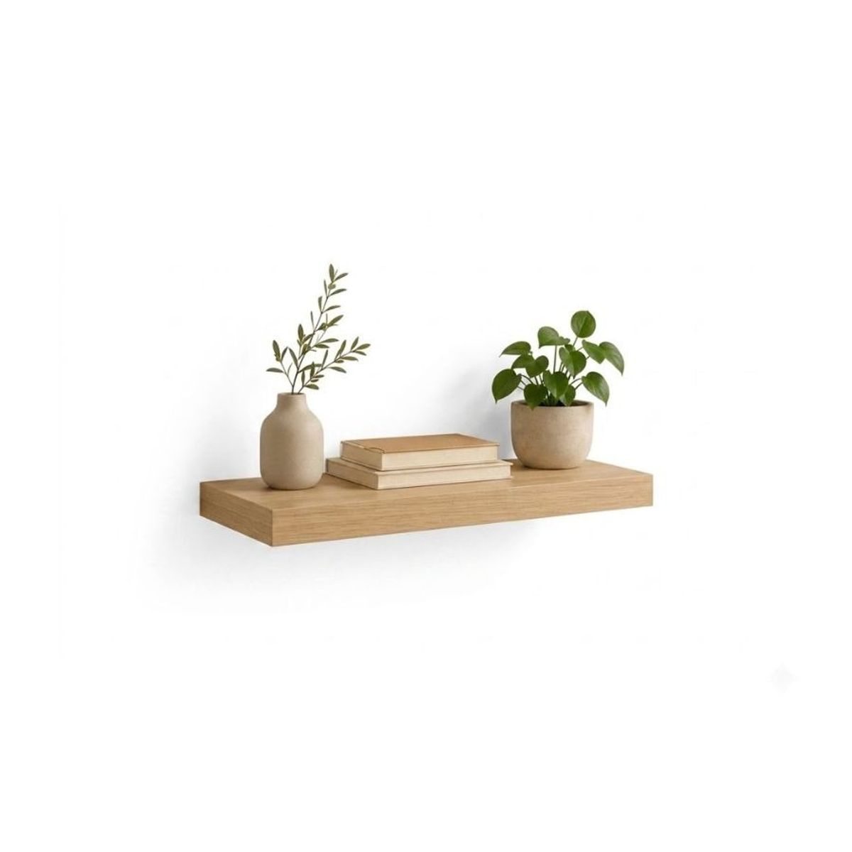Repisa Flotante Madera Rustica Estante Organizador Pared 40cm, marca GENERICO - Foto Principal