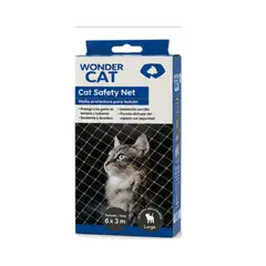 GENERICO - Malla Seguridad Gatos Balcón Terraza 6x3 M