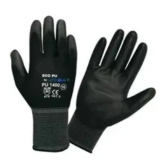 WURTH - Guante Pu Microporo Negro Ecoline T10