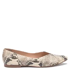 GACEL - Ballerina de cuero mujer animal print Kim
