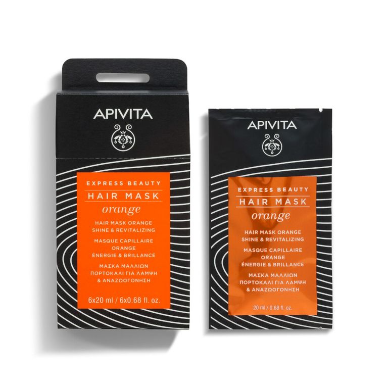 Mascarilla Capilar Brillo y Vitalidad EXPRESS BEAUTY - Naranja